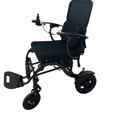 Silla de ruedas eléctrica de fibra de carbono
