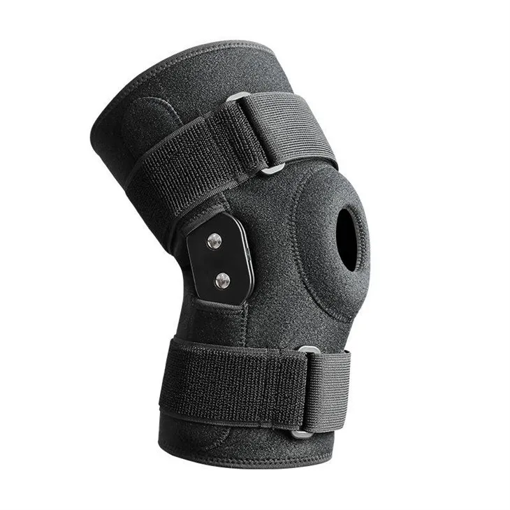 With hinged knee pads